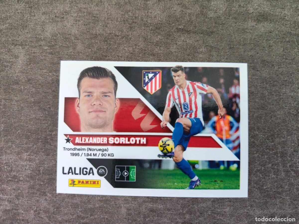 Cromos de f&uacute;tbol: Cromo 19 ALEXANDER SORLOTH ATL&Eacute;TICO DE MADRID. Colecci&oacute;n LALIGA F&uacute;tbol 2026-2027 PANINI Nuevo