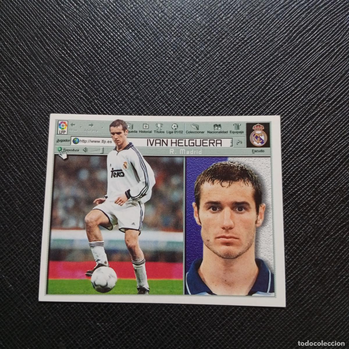 Cromos de f&uacute;tbol: IVAN HELGUERA REAL MADRID ESTE 2001 2002 CROMO FUTBOL 01 02 LIGA - SIN PEGAR - A216 PG298