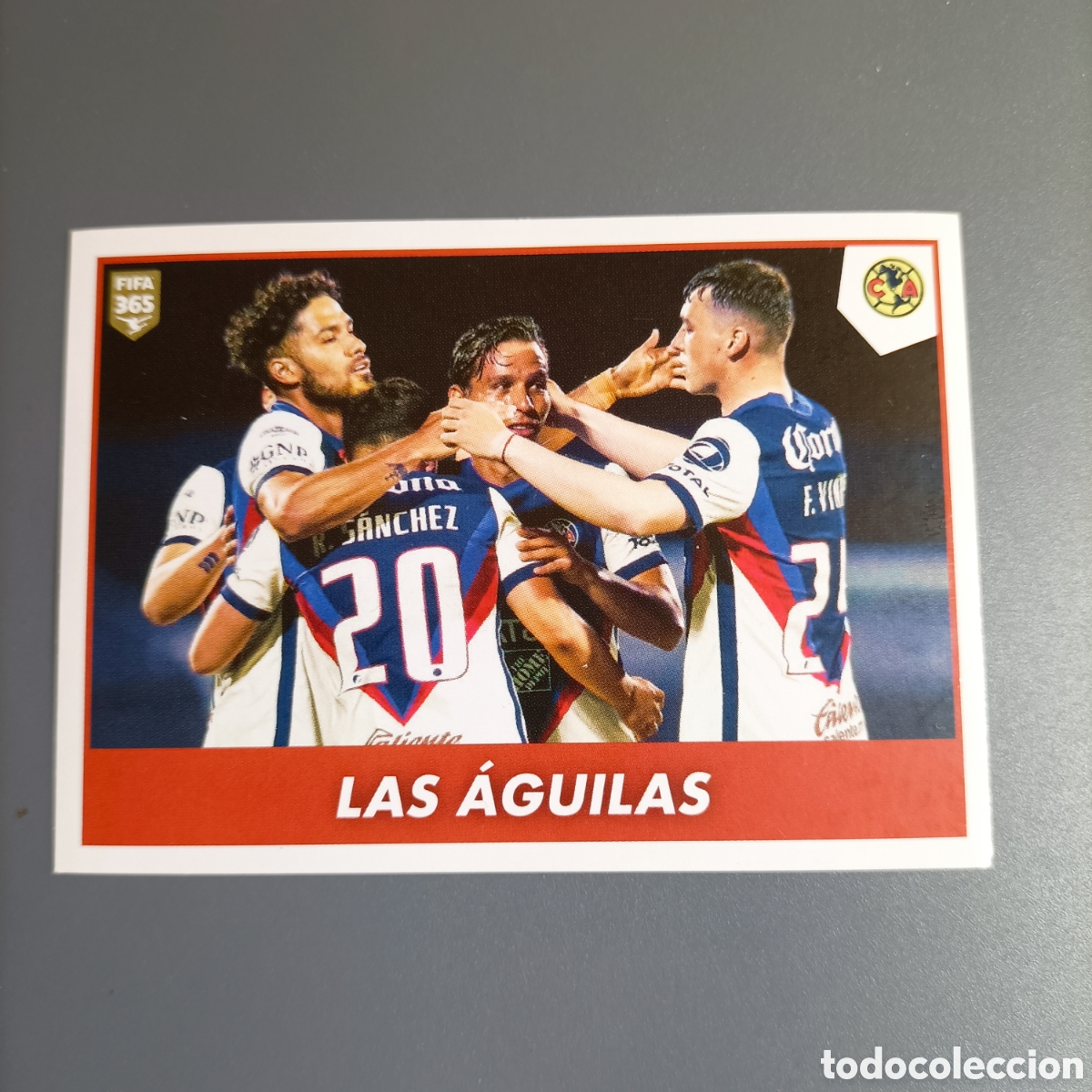 Cromos de f&uacute;tbol: STICKER PANINI ALBUM 2021. FIFA 365 (CLUB AMEICA) №378 LAS &Aacute;GUILAS