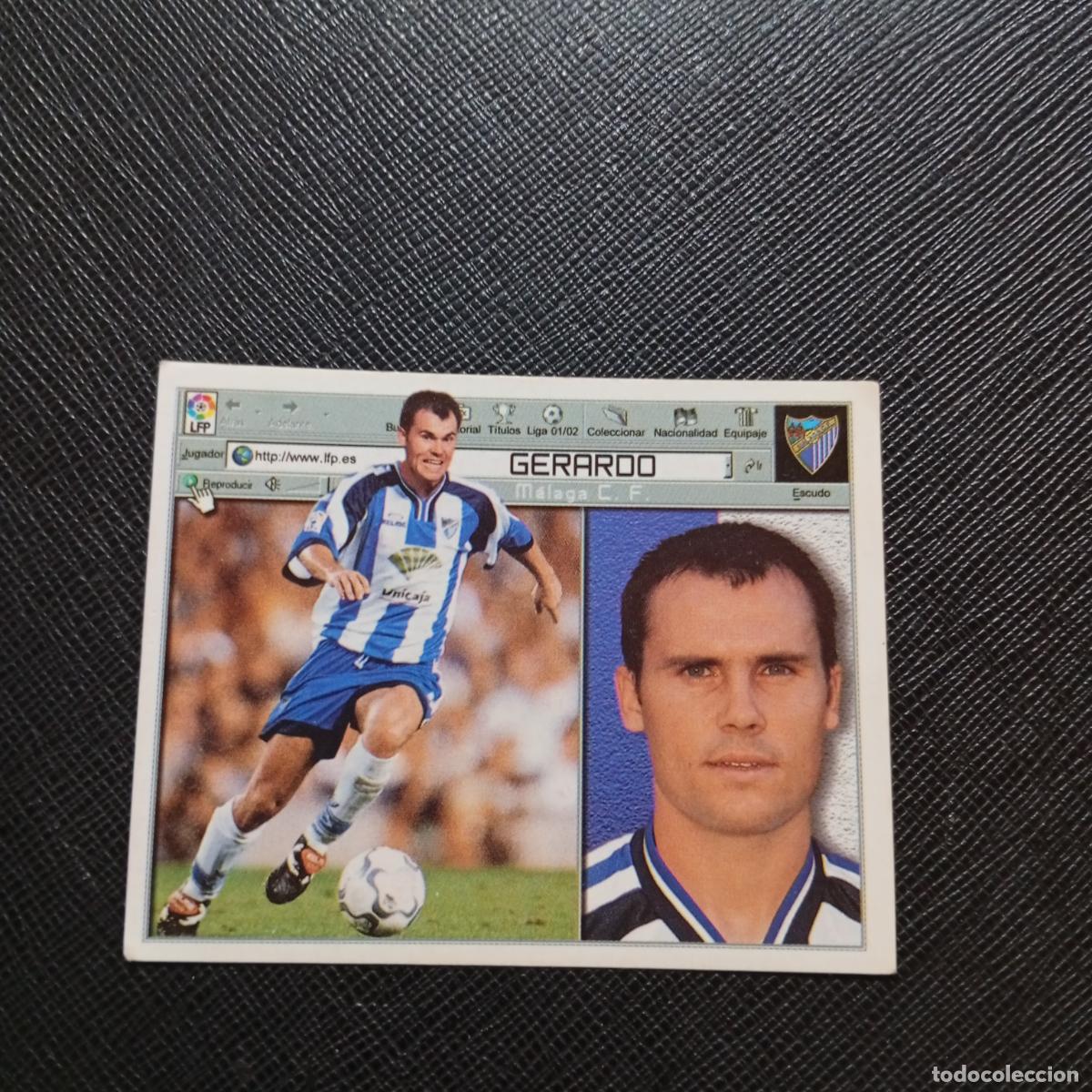 Cromos de f&uacute;tbol: GERARDO MALAGA ESTE 2001 2002 CROMO FUTBOL 01 02 LIGA - SIN PEGAR - A216 PG298