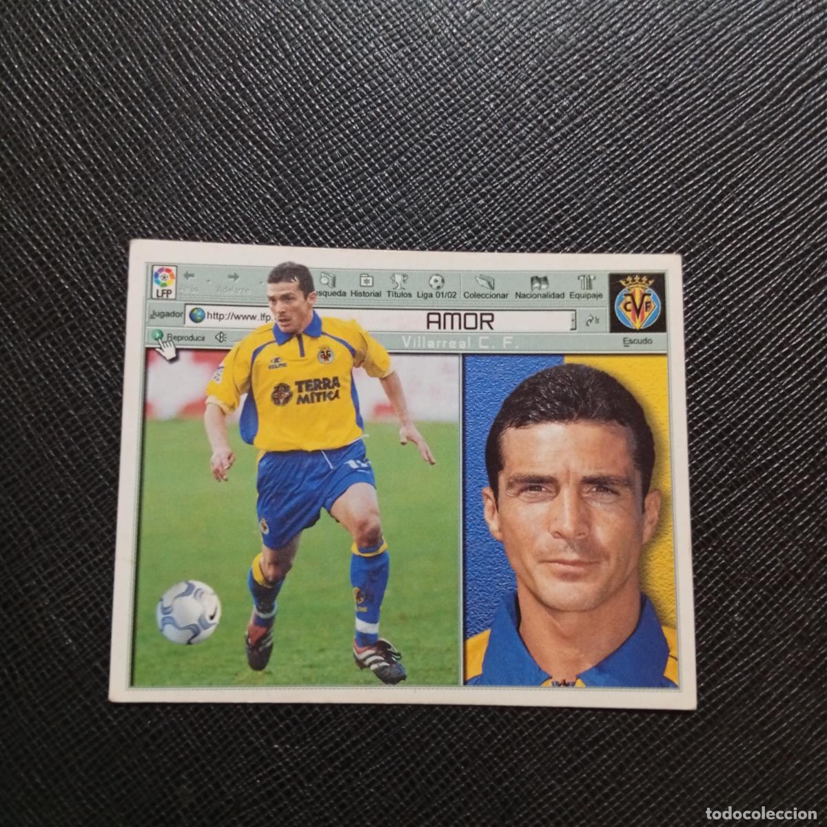 Cromos de f&uacute;tbol: AMOR VILLARREAL ESTE 2001 2002 CROMO FUTBOL 01 02 LIGA - SIN PEGAR - A216 PG298