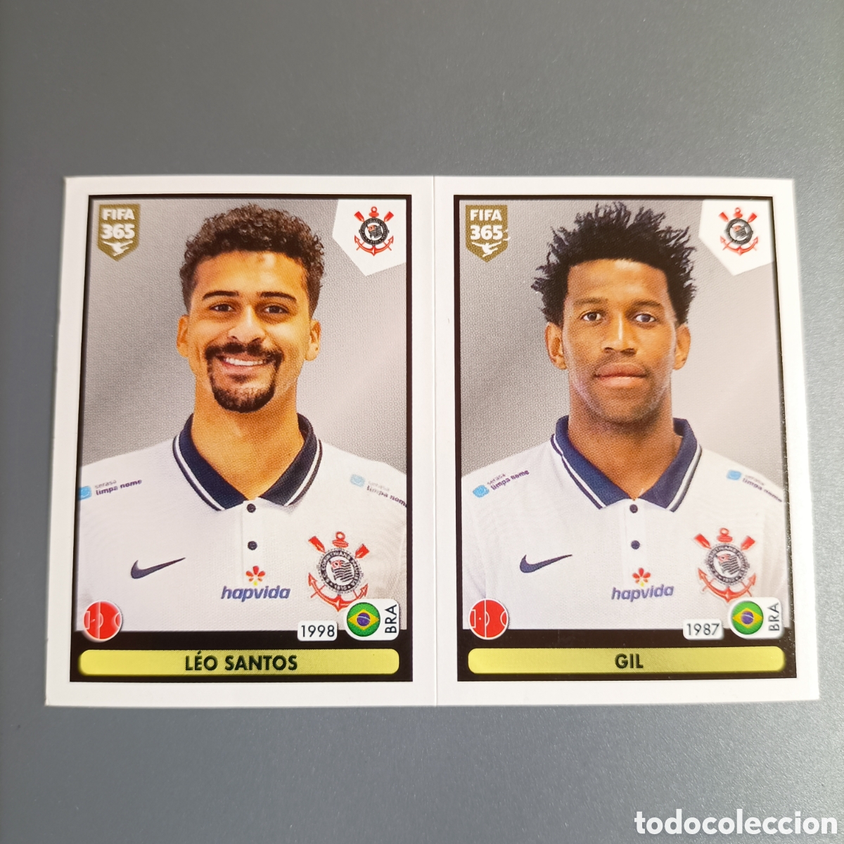 Cromos de f&uacute;tbol: STICKER PANINI ALBUM 2021. FIFA 365 (SC CORINTHIANS) №359 A B
