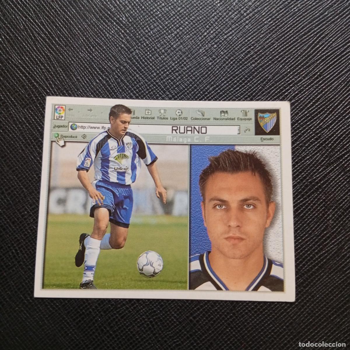 Cromos de f&uacute;tbol: RUANO MALAGA ESTE 2001 2002 CROMO FUTBOL 01 02 LIGA - SIN PEGAR - A216 PG307