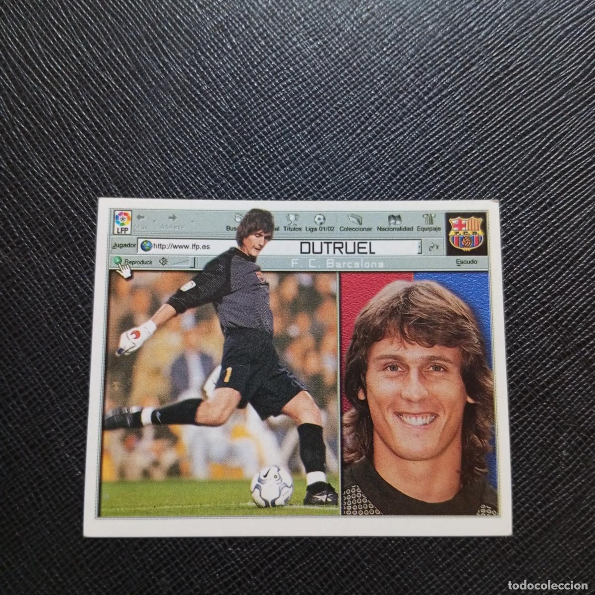Cromos de f&uacute;tbol: DUTRUEL BARCELONA ESTE 2001 2002 CROMO FUTBOL 01 02 LIGA - SIN PEGAR - A216 PG307