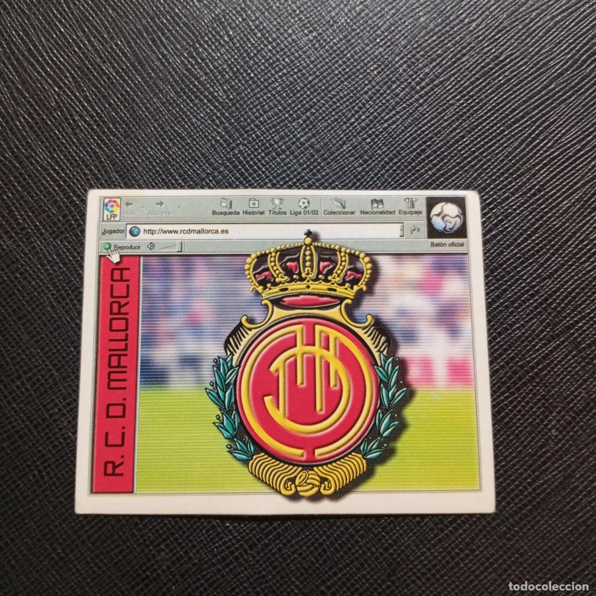 Cromos de f&uacute;tbol: ESCUDO MALLORCA ESTE 2001 2002 CROMO FUTBOL 01 02 LIGA - SIN PEGAR - A216 PG307
