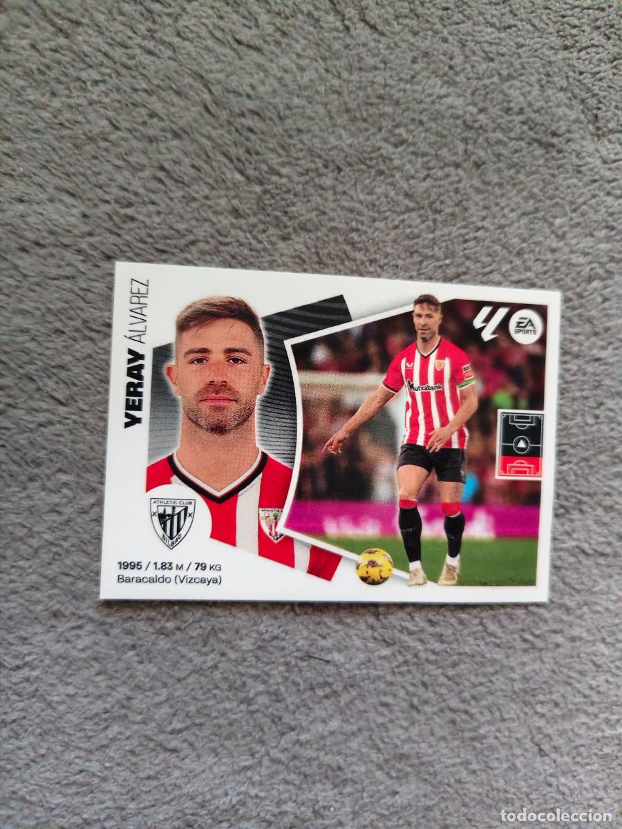 Cromos de f&uacute;tbol: ESTE LA LIGA 24 25 YERAY &Aacute;LVAREZ (7) ATHLETIC CLUB LALIGA PANINI 2024 2025