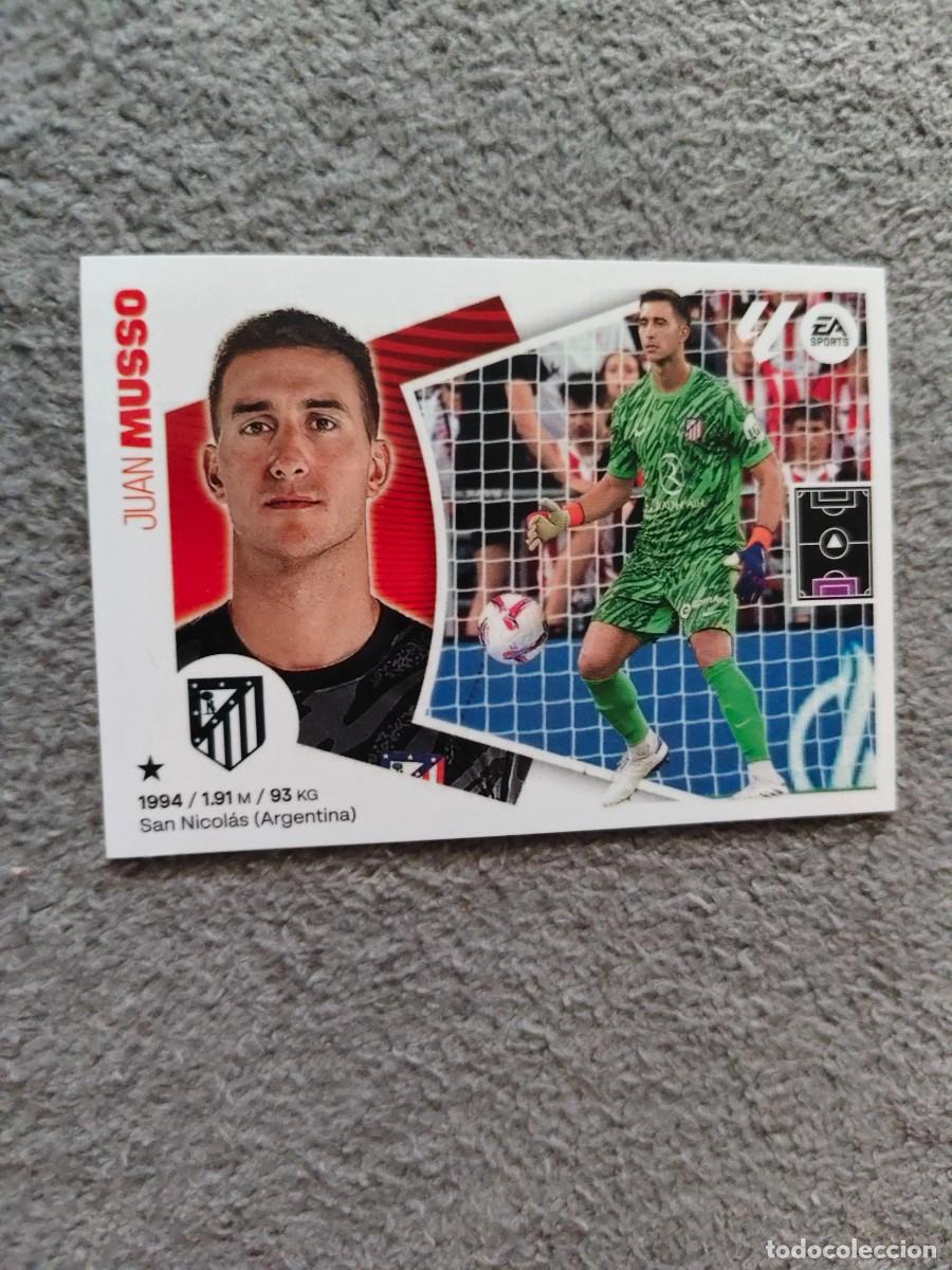Figurine di Calcio: ESTE LA LIGA 24 25 JUAN MUSSO (4 BIS) ATL&Eacute;TICO DE MADRID LALIGA PANINI 2024 2025