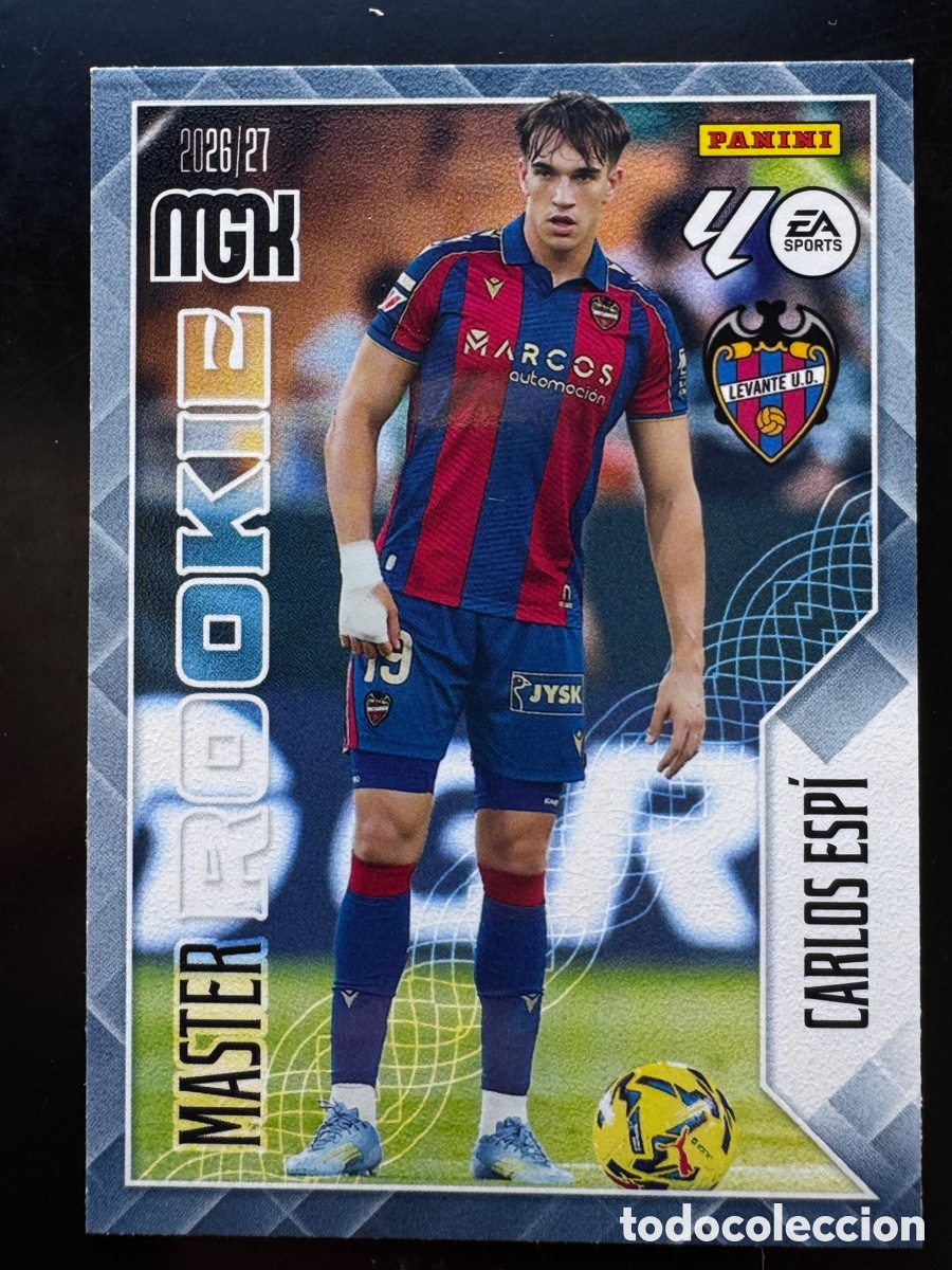 Cromos de Futebol: Carlos Esp&iacute; Master Rookie 408 Levante Megacracks 2026/27