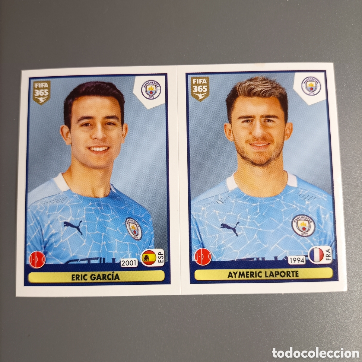 Figurine di Calcio: STICKER PANINI ALBUM 2021. FIFA 365 (MANCHESTER CITY) №45 A B