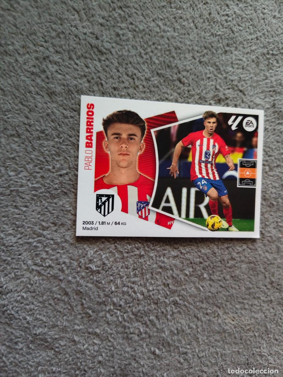 Figurine di Calcio: ESTE LA LIGA 24 25 PABLO BARRIOS (14) ATL&Eacute;TICO DE MADRID LALIGA PANINI 2024 2025