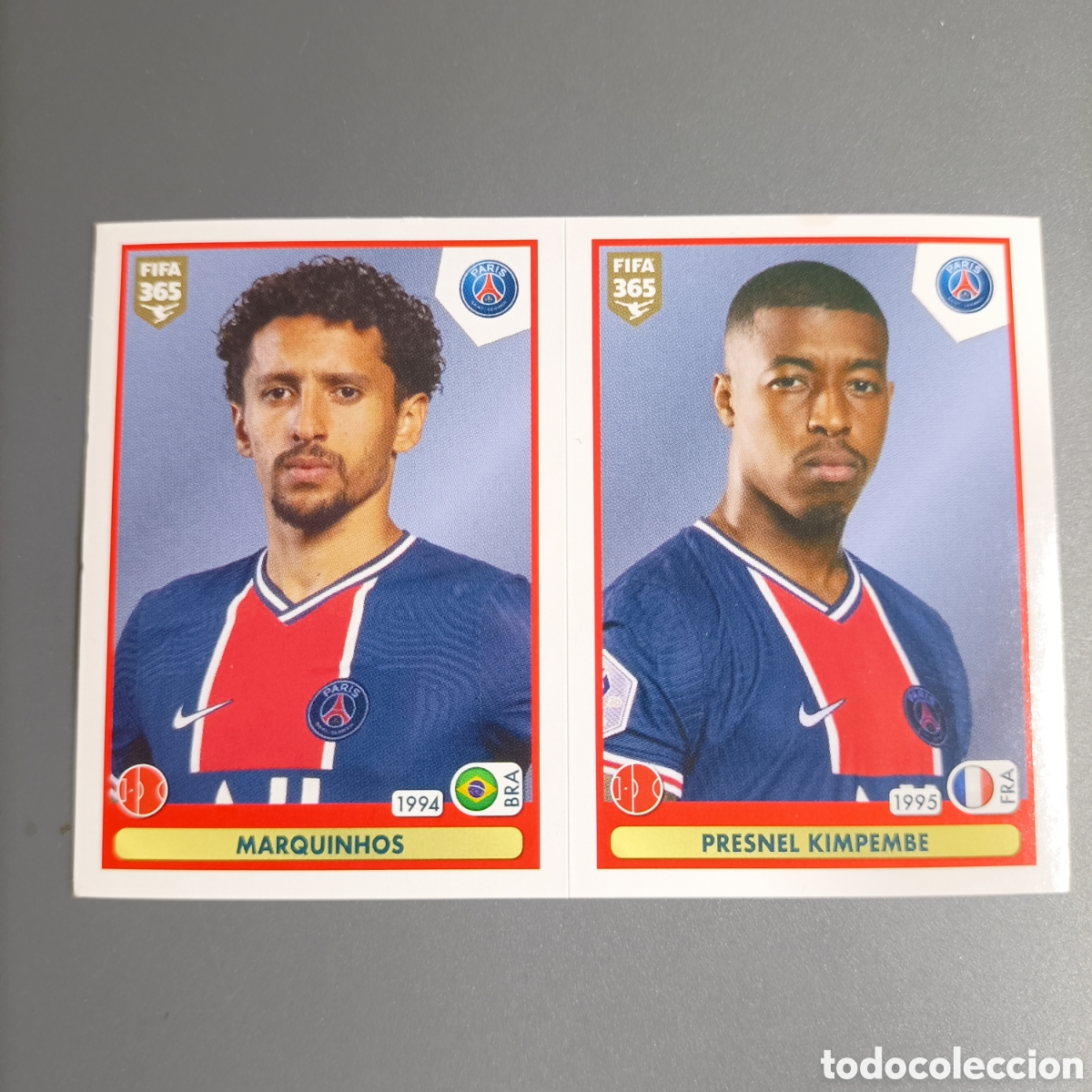 Cromos de f&uacute;tbol: STICKER PANINI ALBUM 2021. FIFA 365 (PARIS SAINT-GERMAIN) №296 A B