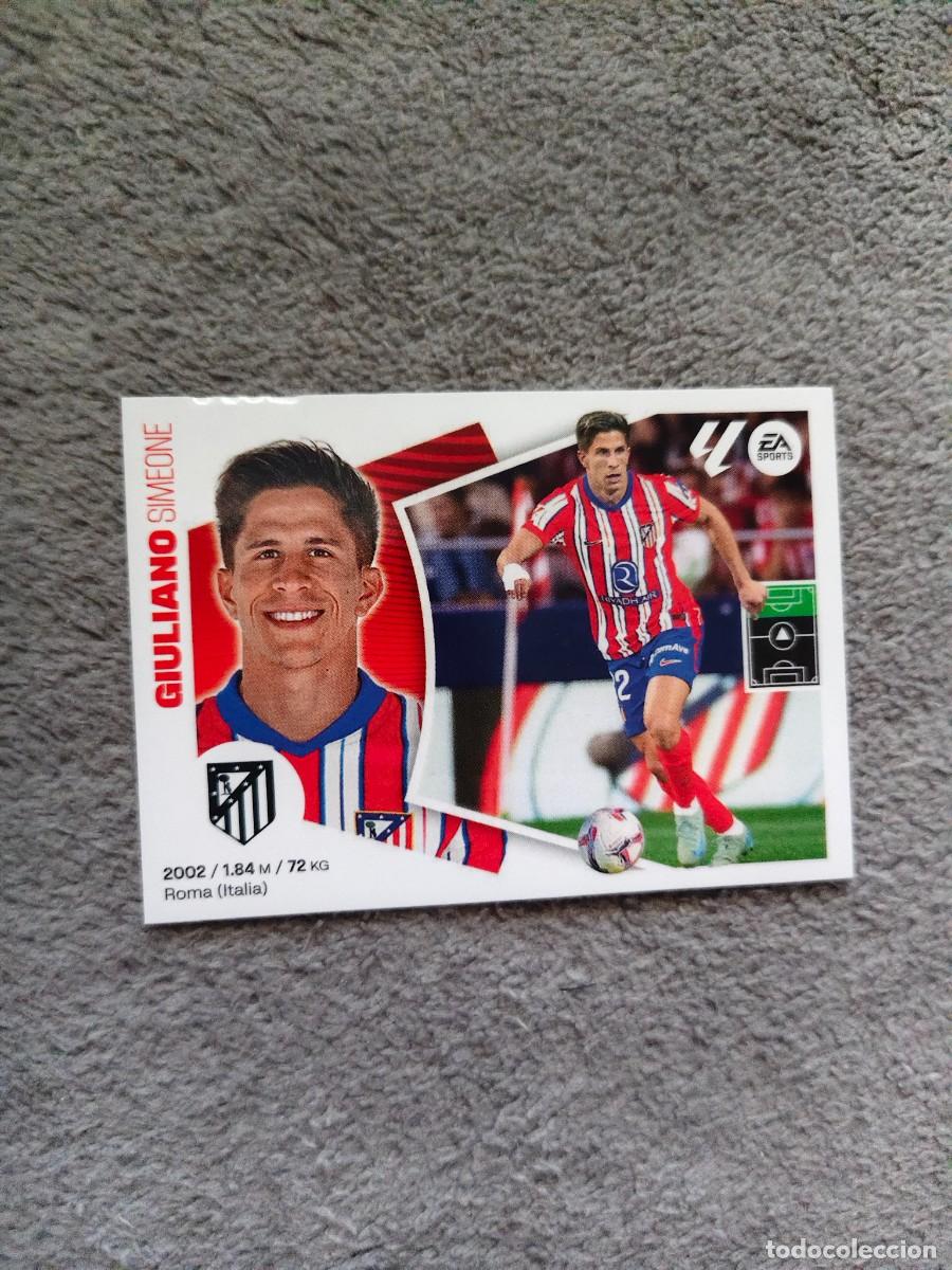 Figurine di Calcio: ESTE LA LIGA 24 25 GIULIANO SIMEONE (19 BIS) ATL&Eacute;TICO DE MADRID LALIGA PANINI 2024 2025