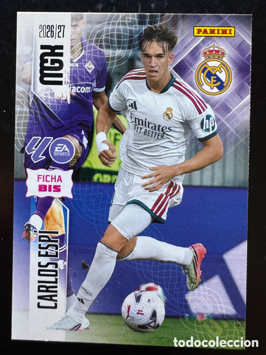 Cromos de Futebol: Carlos Esp&iacute; 233 Bis Real Madrid Megacracks 2026/27