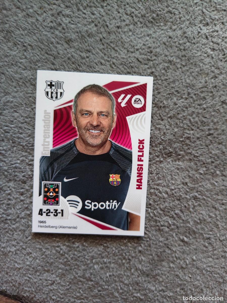 Figurine di Calcio: ESTE LA LIGA 24 25 ENTRENADOR FC BARCELONA - HANSI FLICK (2) FC BARCELONA LALIGA PANINI 2024 2025