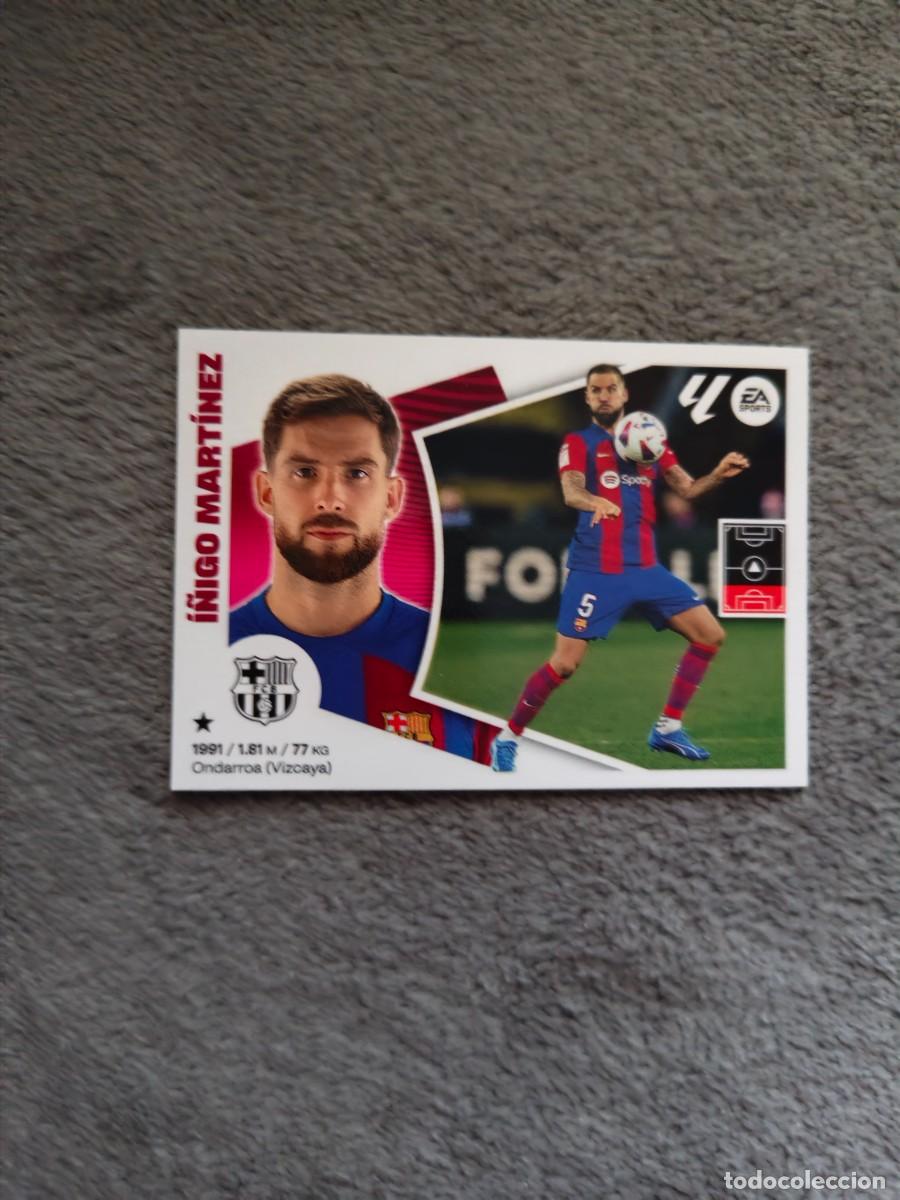 Cromos de f&uacute;tbol: ESTE LA LIGA 24 25 &Iacute;&Ntilde;IGO MART&Iacute;NEZ (8B) FC BARCELONA LALIGA PANINI 2024 2025