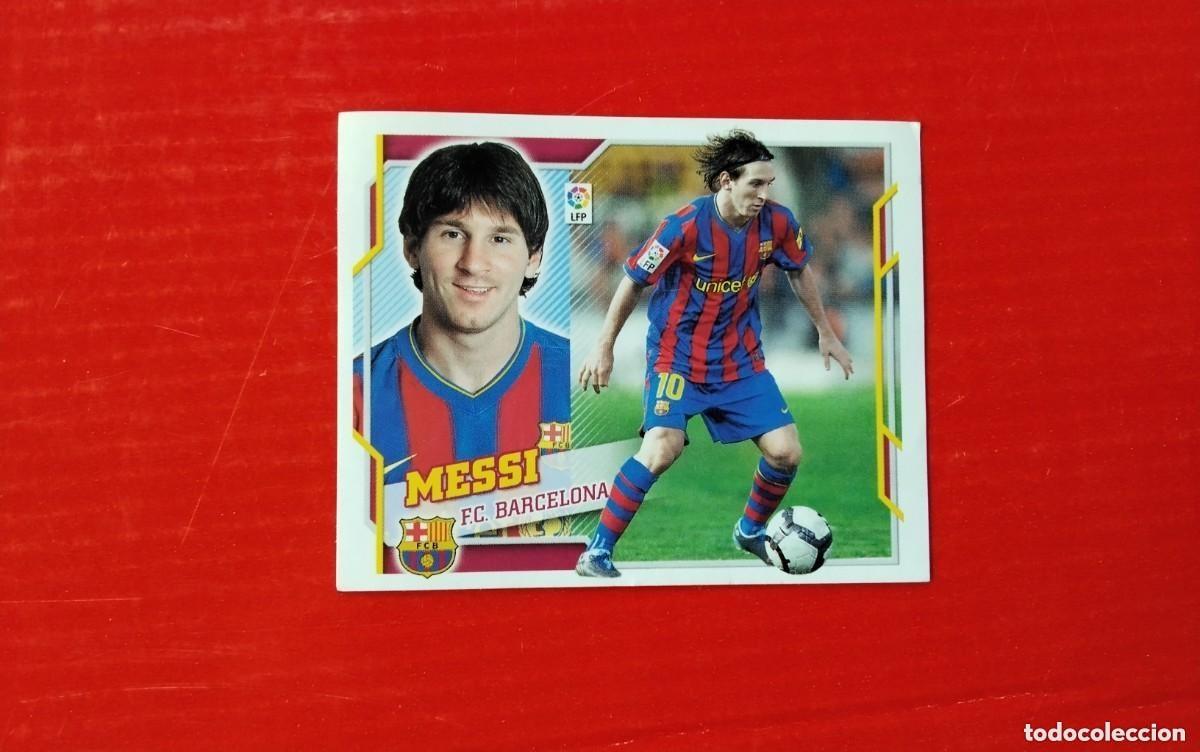 Cromos de f&uacute;tbol: CROMO DE MESSI COLECCION ESTE 2010/11 , BUEN ESTADO