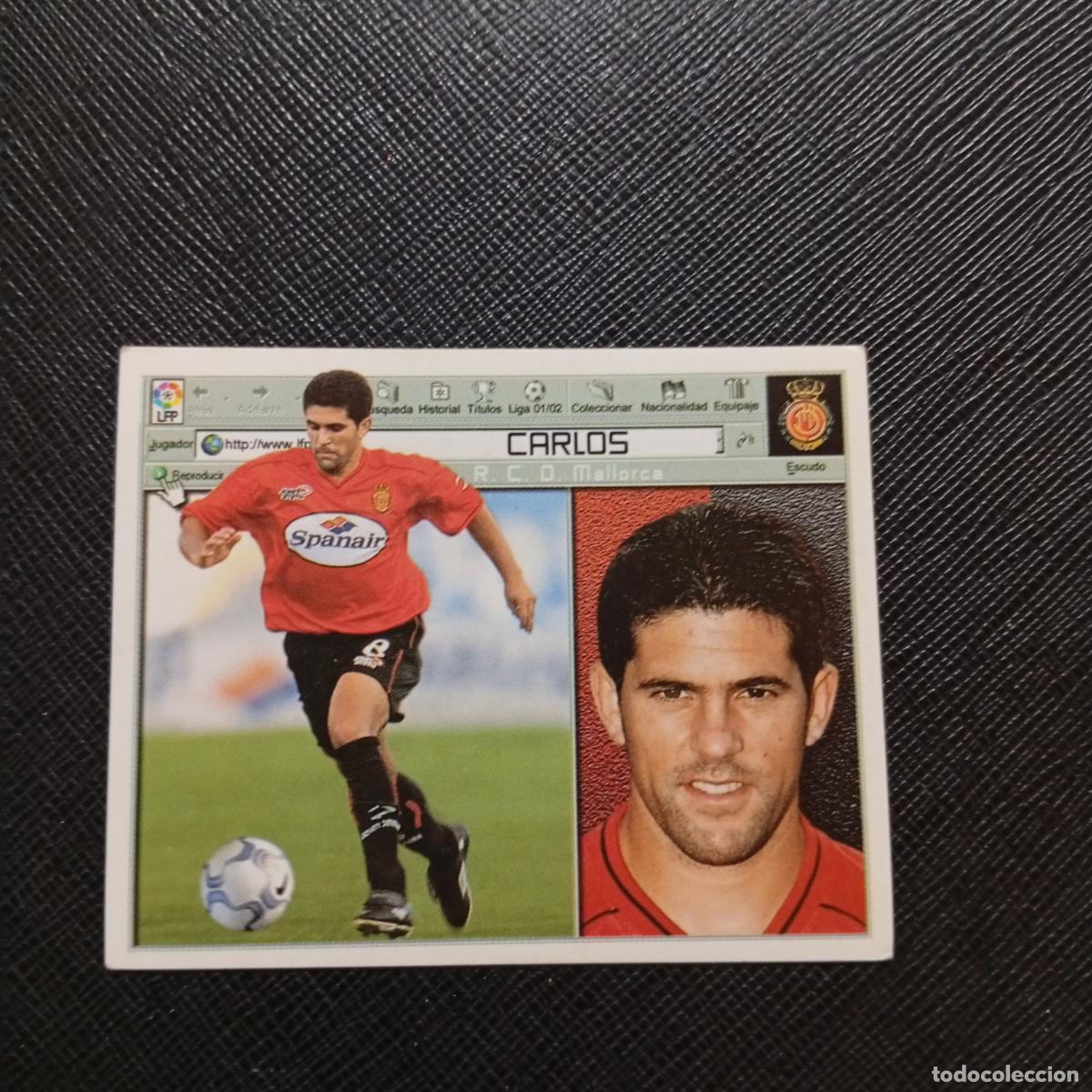 Cromos de f&uacute;tbol: CARLOS MALLORCA ESTE 2001 2002 CROMO FUTBOL 01 02 LIGA - SIN PEGAR - A216 PG316