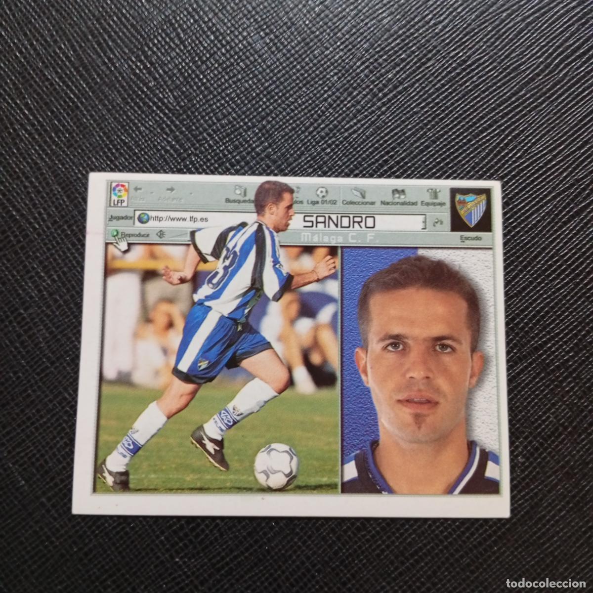 Cromos de f&uacute;tbol: SANDRO MALAGA ESTE 2001 2002 CROMO FUTBOL 01 02 LIGA - SIN PEGAR - A216 PG316