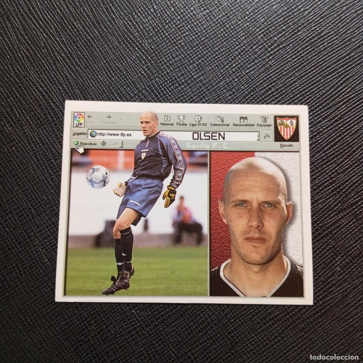 Cromos de f&uacute;tbol: OLSEN SEVILLA ESTE 2001 2002 CROMO FUTBOL 01 02 LIGA - SIN PEGAR - A216 PG316