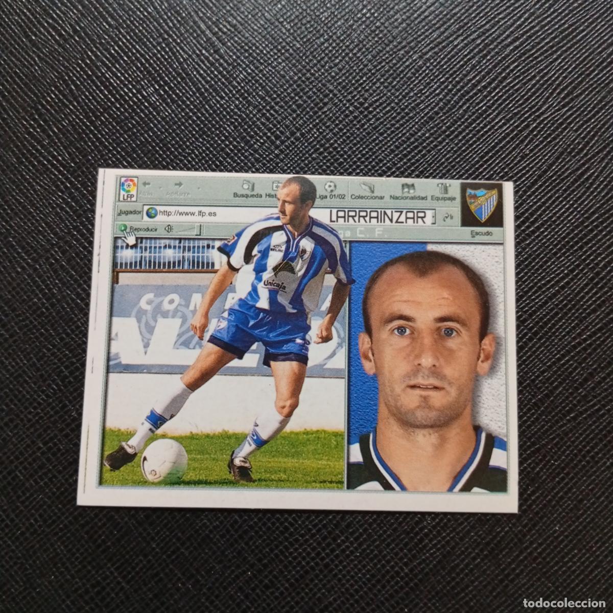 Cromos de f&uacute;tbol: LARRAINZAR MALAGA ESTE 2001 2002 CROMO FUTBOL 01 02 LIGA - SIN PEGAR - A216 PG316