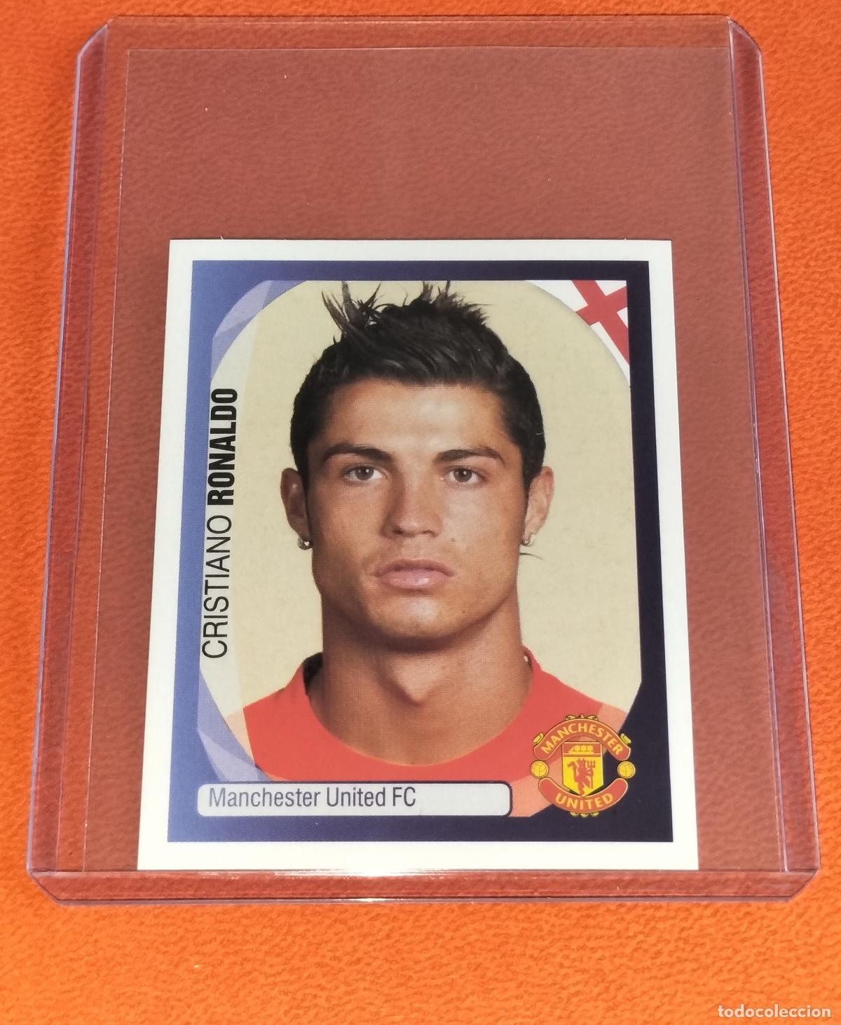 Cromos de f&uacute;tbol: 243 CRISTIANO RONALDO MANCHESTER UNITED STICKER UEFA CHAMPIONS LEAGUE 2007 2008 07 08 PANINI
