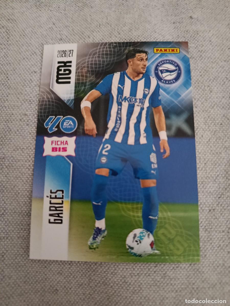 Cromos de f&uacute;tbol: Megacracks 26/27. 25 bis- Garc&eacute;s. Alav&eacute;s.