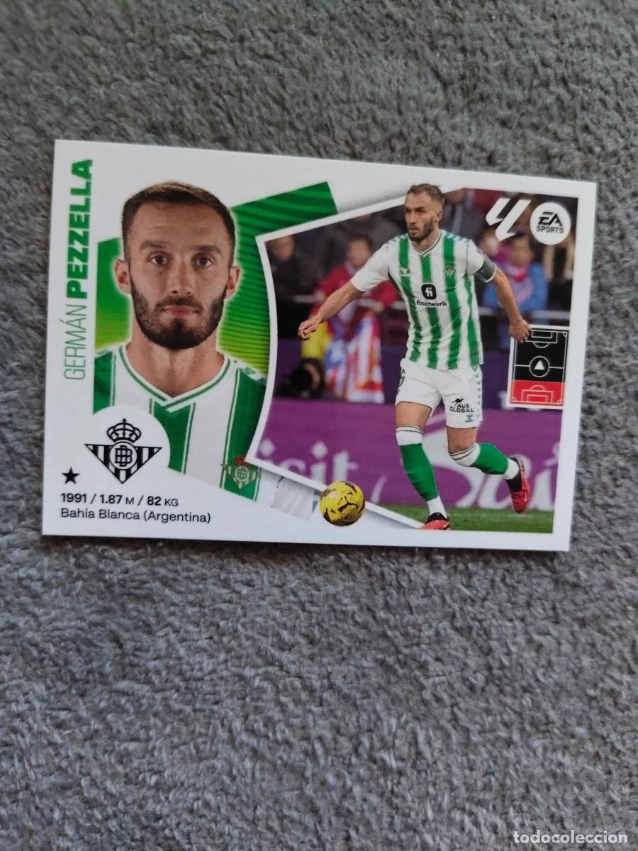 Cromos de f&uacute;tbol: ESTE LA LIGA 24 25 GERM&Aacute;N PEZZELLA (8) REAL BETIS LALIGA PANINI 2024 2025