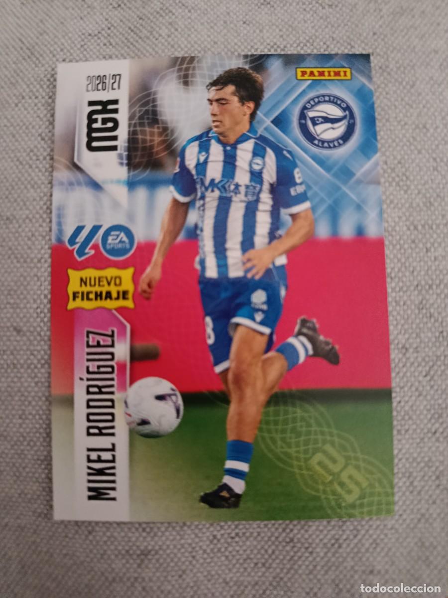 Cromos de f&uacute;tbol: Megacracks 26/27. 456- Mikel Rodr&iacute;guez. Alav&eacute;s. Nuevo fichaje..