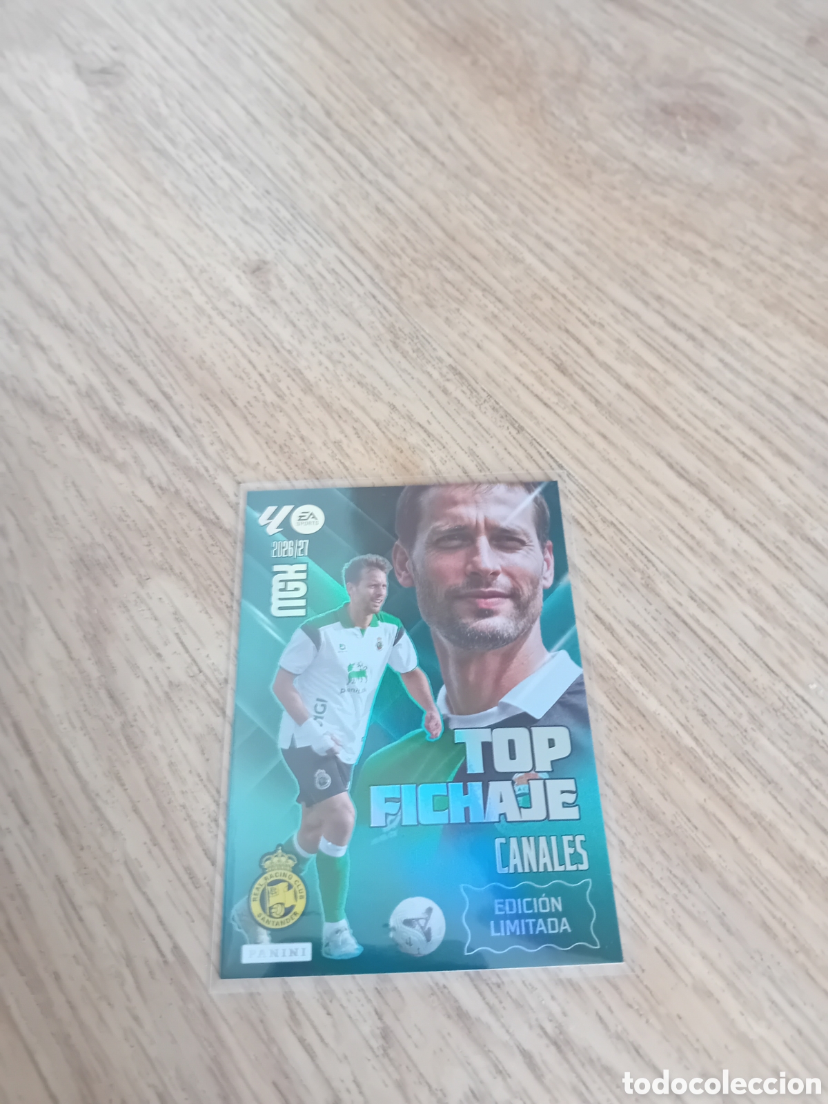 Cromos de Futebol: Canales Top Fichaje Edicion limitada Racing de Santander 26 27 2026 2027 Megacracks MGK Panini