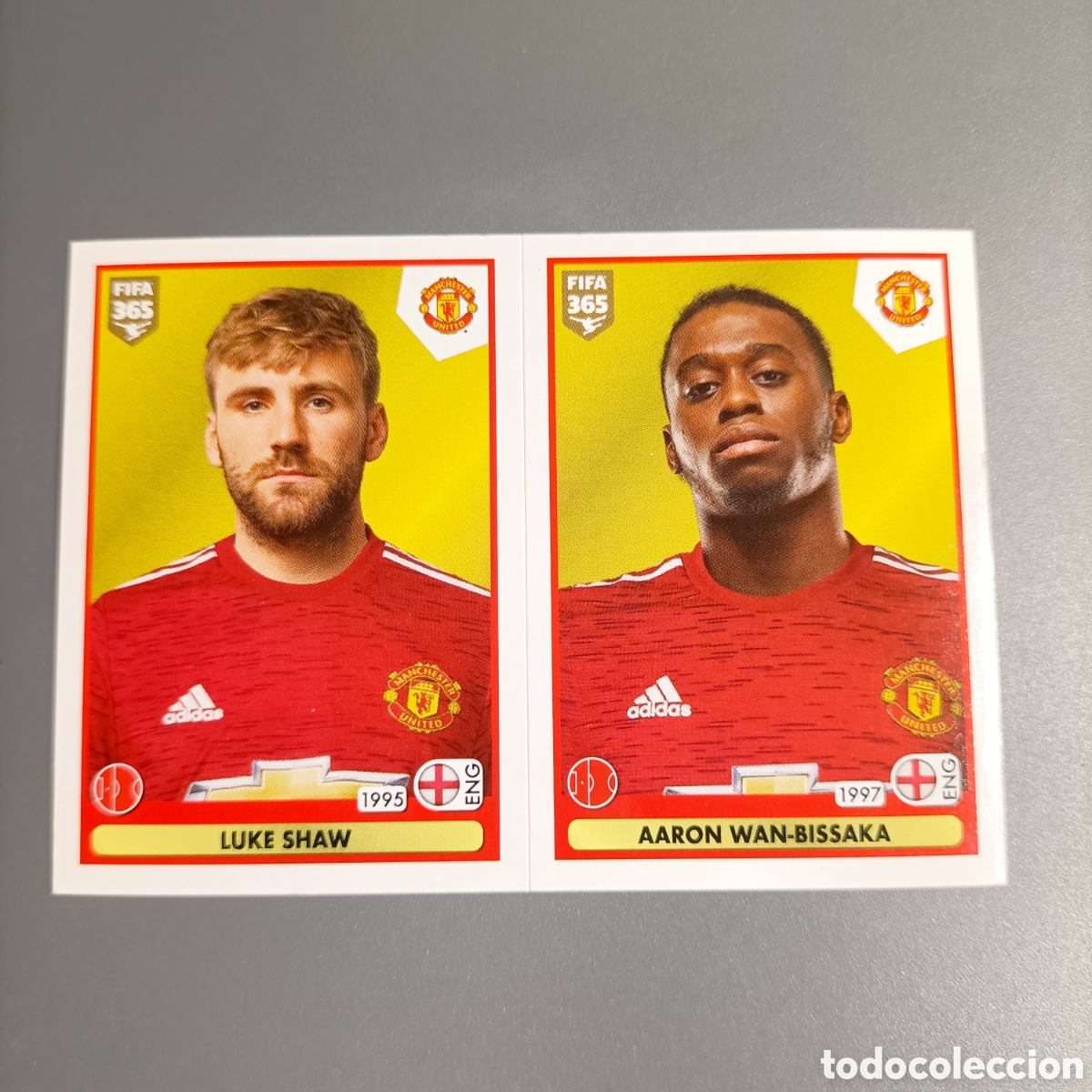 Cromos de Futebol: STICKER PANINI ALBUM 2021. FIFA 365 (MANCHESTER UNITED) №61 A B