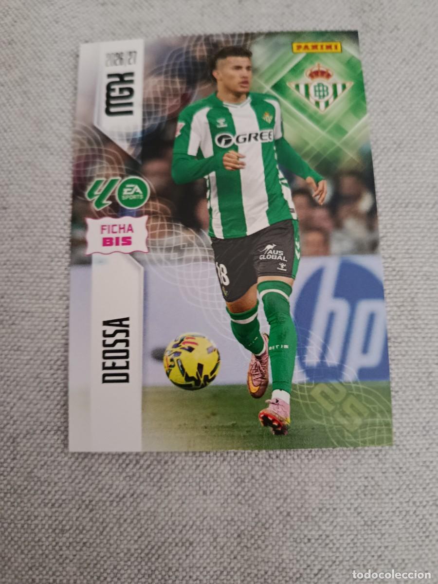 Fu&szlig;ball-Sticker: Megacracks 26/27. 100 bis- Deossa. Real Betis.