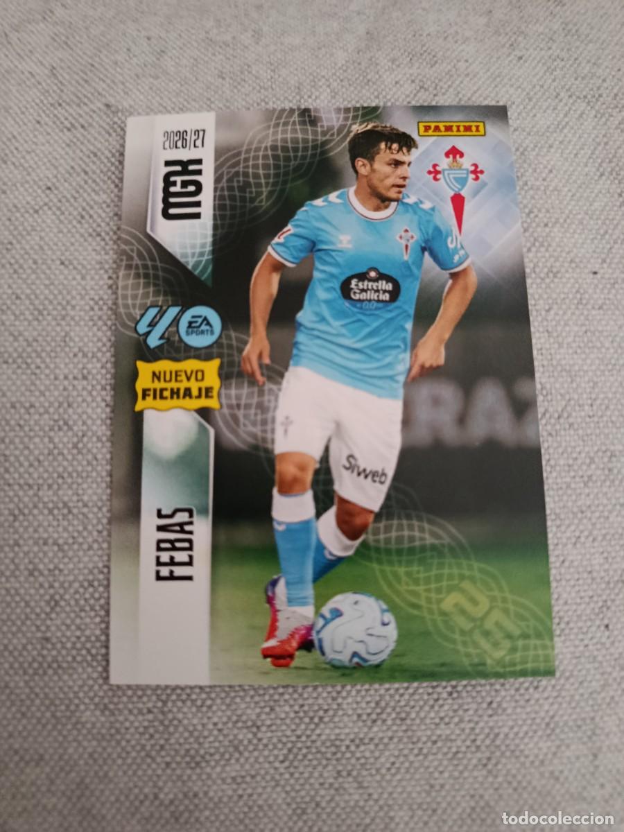 Fu&szlig;ball-Sticker: Megacracks 26/27. 483- Febas. Celta. Nuevo fichaje.