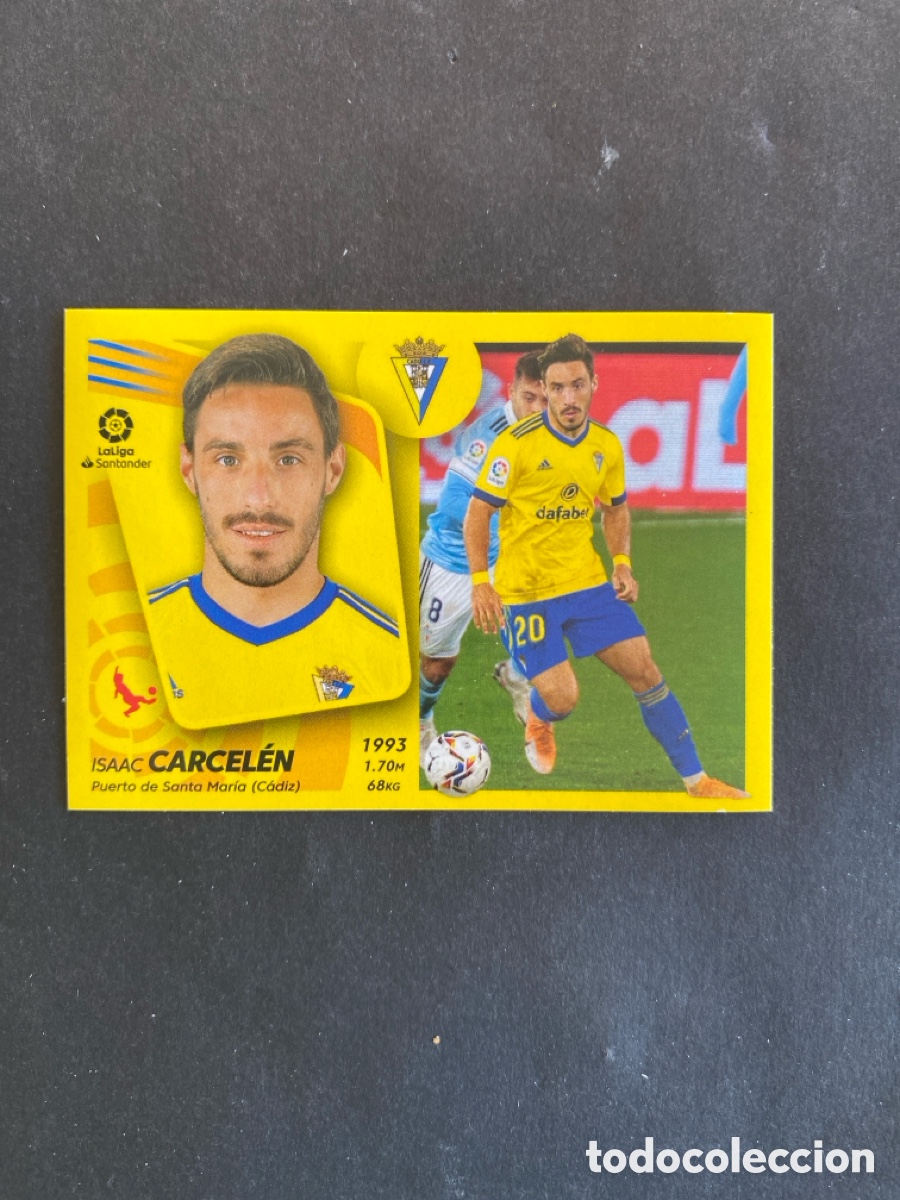 Fu&szlig;ball-Sticker: Cromo liga 21/22 C&aacute;diz N* 7A
