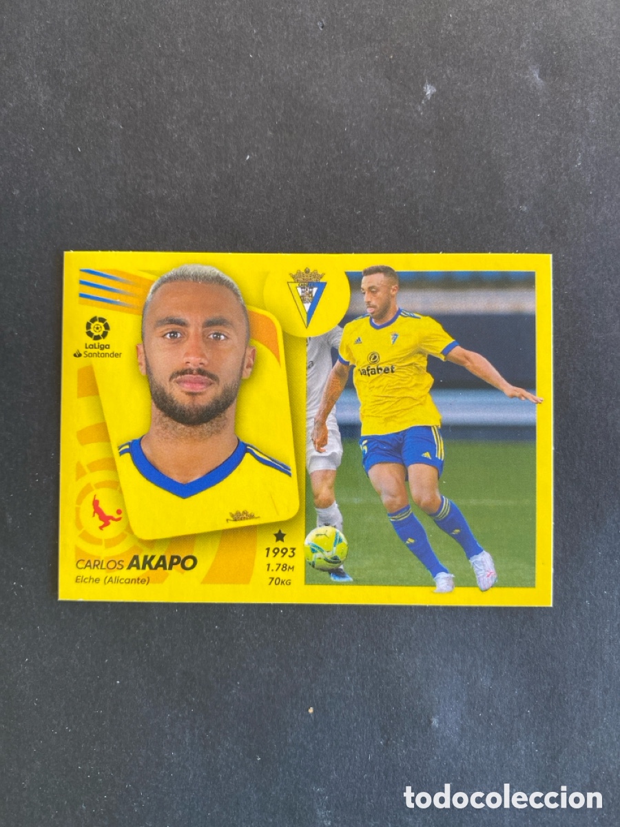 Fu&szlig;ball-Sticker: Cromo liga 21/22 C&aacute;diz N* 7B