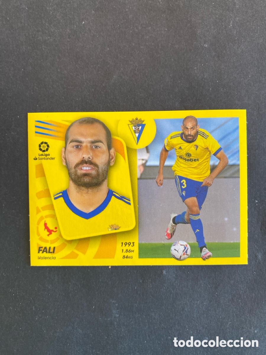 Cromos de f&uacute;tbol: Cromo liga 21/22 C&aacute;diz N* 9