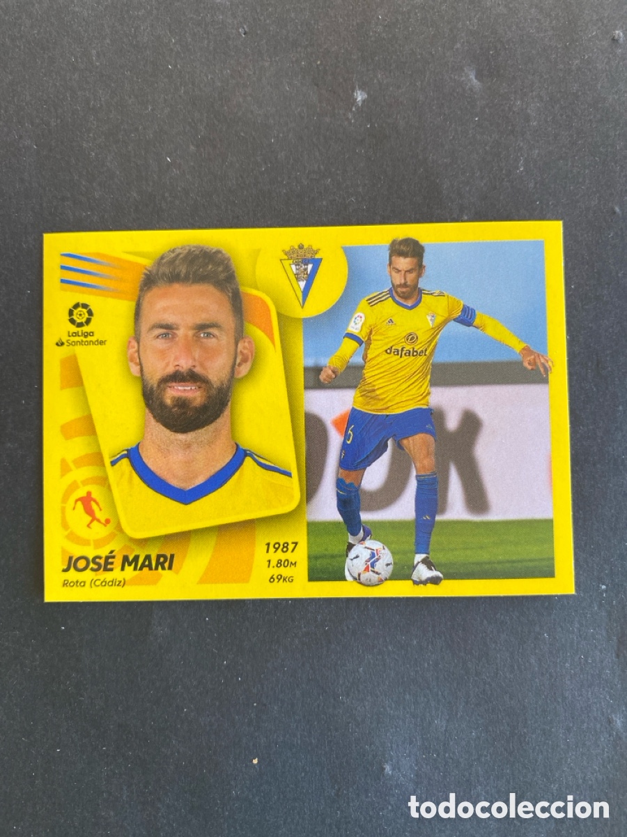Cromos de f&uacute;tbol: Cromo liga 21/22 C&aacute;diz N* 12