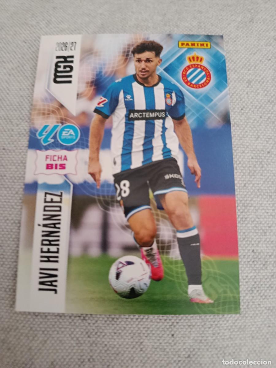 Cromos de f&uacute;tbol: Megacracks 26/27. 175 bis- Javi Hern&aacute;ndez. Espanyol.