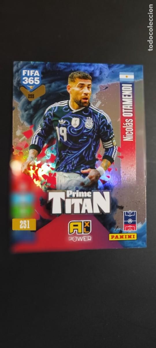 Cromos de f&uacute;tbol: ADRENALYN FIFA 365 2027 CARD TITAN OTAMNEDI ARGENTINA # 255 PANINI