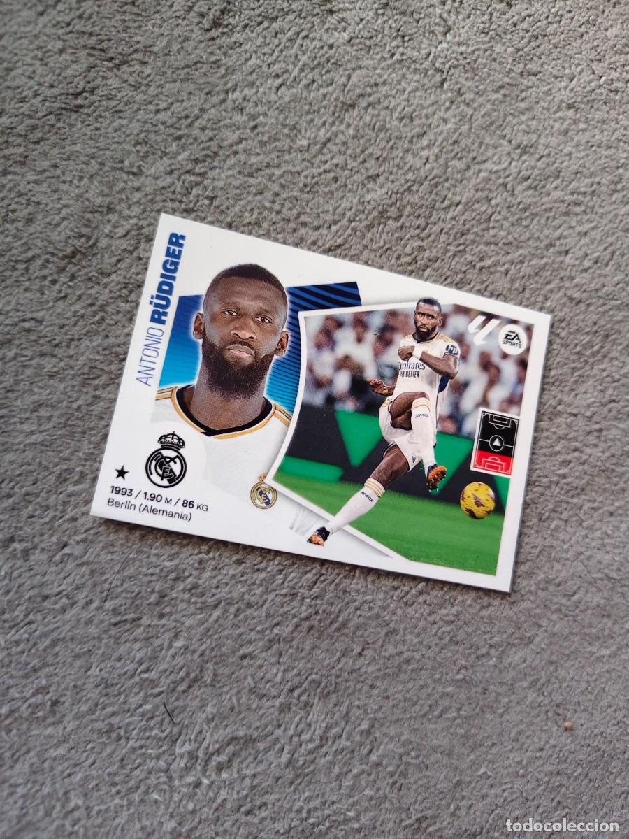 Cromos de f&uacute;tbol: ESTE LA LIGA 24 25 ANTONIO R&Uuml;DIGER (8) REAL MADRID CF LALIGA PANINI 2024 2025