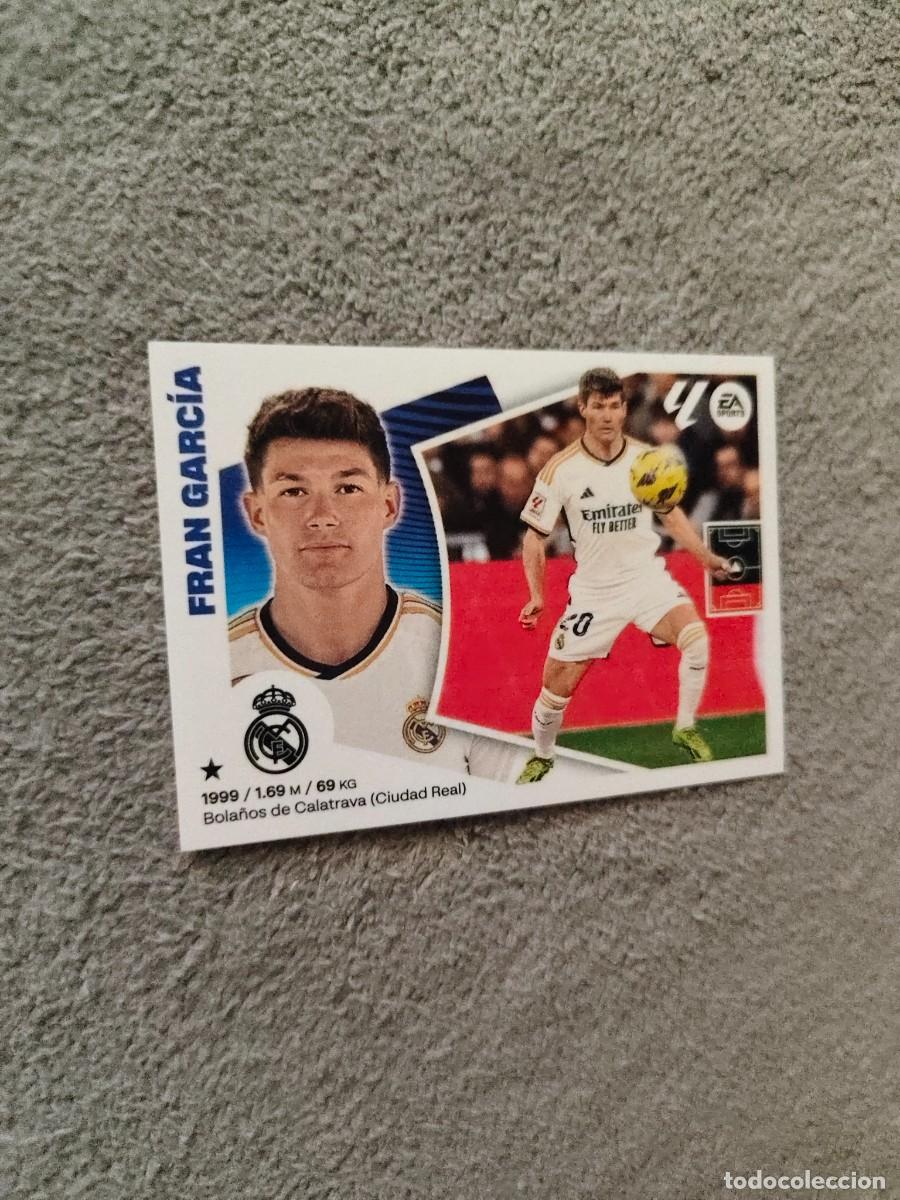 Cromos de f&uacute;tbol: ESTE LA LIGA 24 25 FRAN GARC&Iacute;A (10B) REAL MADRID CF LALIGA PANINI 2024 2025