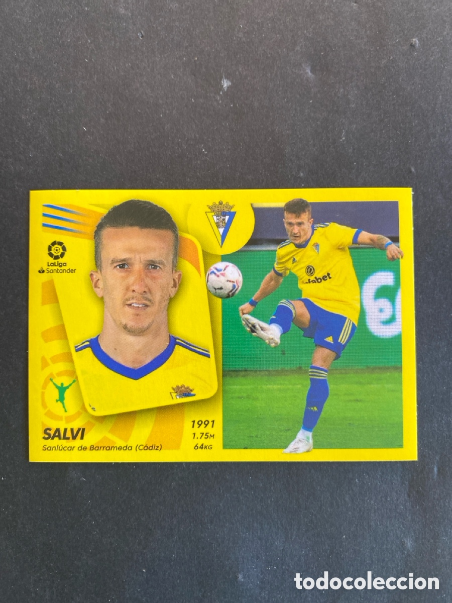 Cromos de f&uacute;tbol: Cromo liga 21/22 C&aacute;diz N* 18