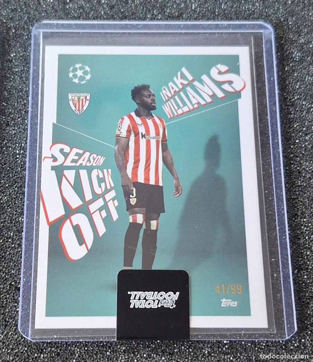 Cartes &agrave; collectionner de Football: I&ntilde;aki Williams Athletic de Bilbao Topps Total Football Season Kick Off 41/99