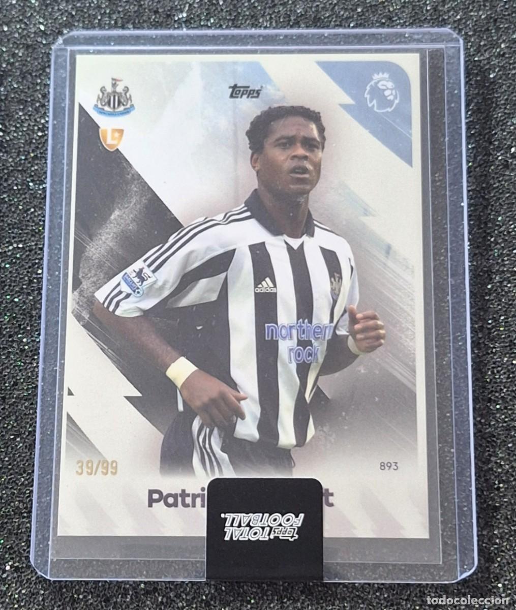Cromos de f&uacute;tbol: Patrick Kluivert Newcastle Topps Total Football 39/99