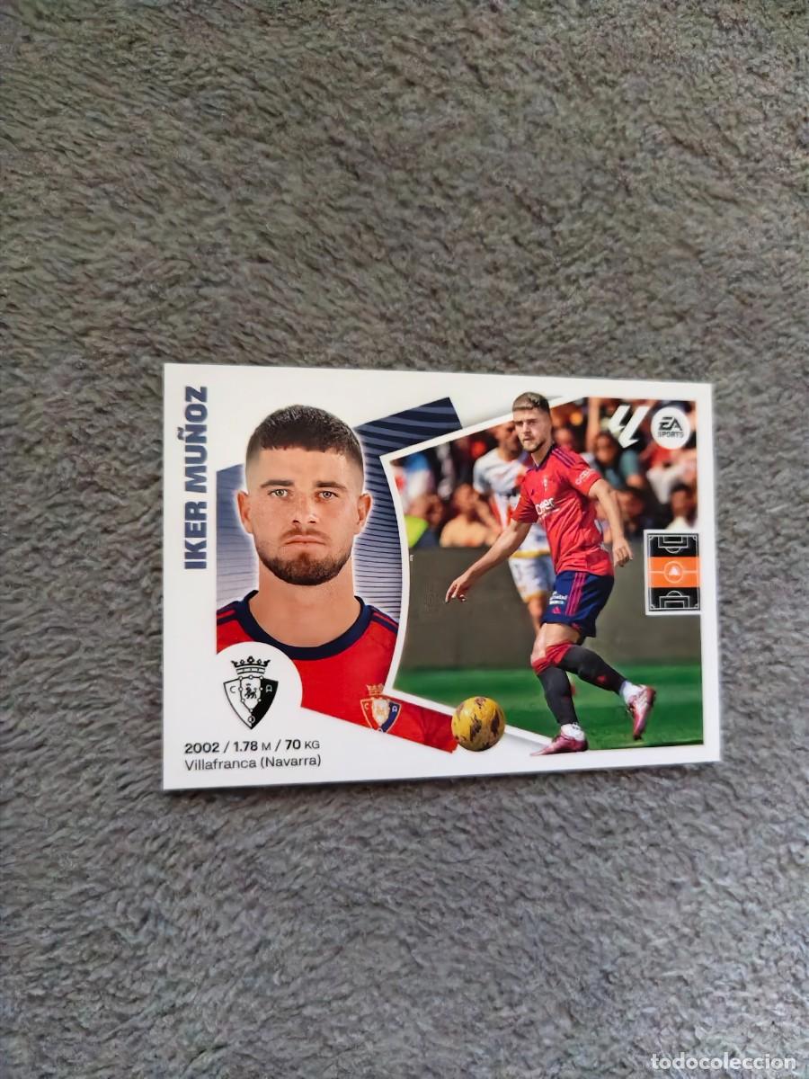 Cromos de f&uacute;tbol: ESTE LA LIGA 24 25 IKER MU&Ntilde;OZ (14) CA OSASUNA LALIGA PANINI 2024 2025