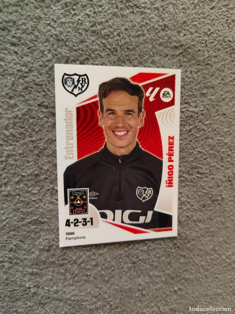 Cromos de f&uacute;tbol: ESTE LA LIGA 24 25 ENTRENADOR RAYO VALLECANO &Iacute;&Ntilde;IGO P&Eacute;REZ (2) RAYO VALLECANO LALIGA PANINI 2024 2025