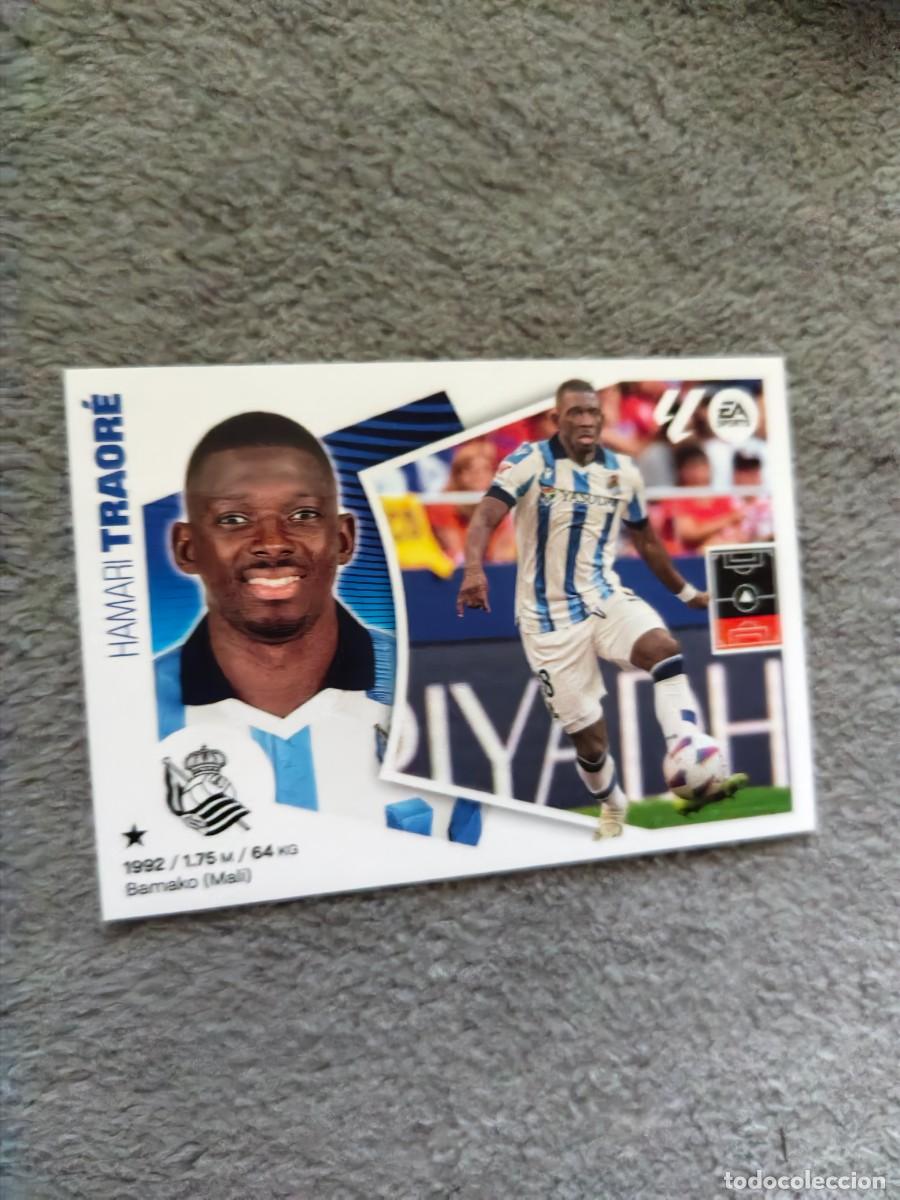 Cromos de f&uacute;tbol: ESTE LA LIGA 24 25 HAMARI TRAOR&Eacute; (5A) REAL SOCIEDAD LALIGA PANINI 2024 2025