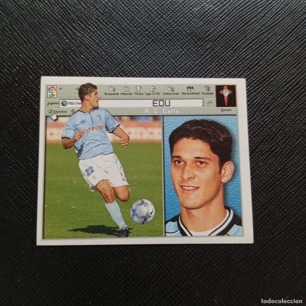 Cromos de f&uacute;tbol: EDU CELTA ESTE 2001 2002 CROMO FUTBOL 01 02 LIGA - SIN PEGAR - A216 PG316