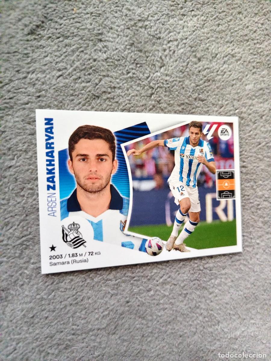 Cromos de f&uacute;tbol: ESTE LA LIGA 24 25 ARSEN ZAKHARYAN (15) REAL SOCIEDAD LALIGA PANINI 2024 2025