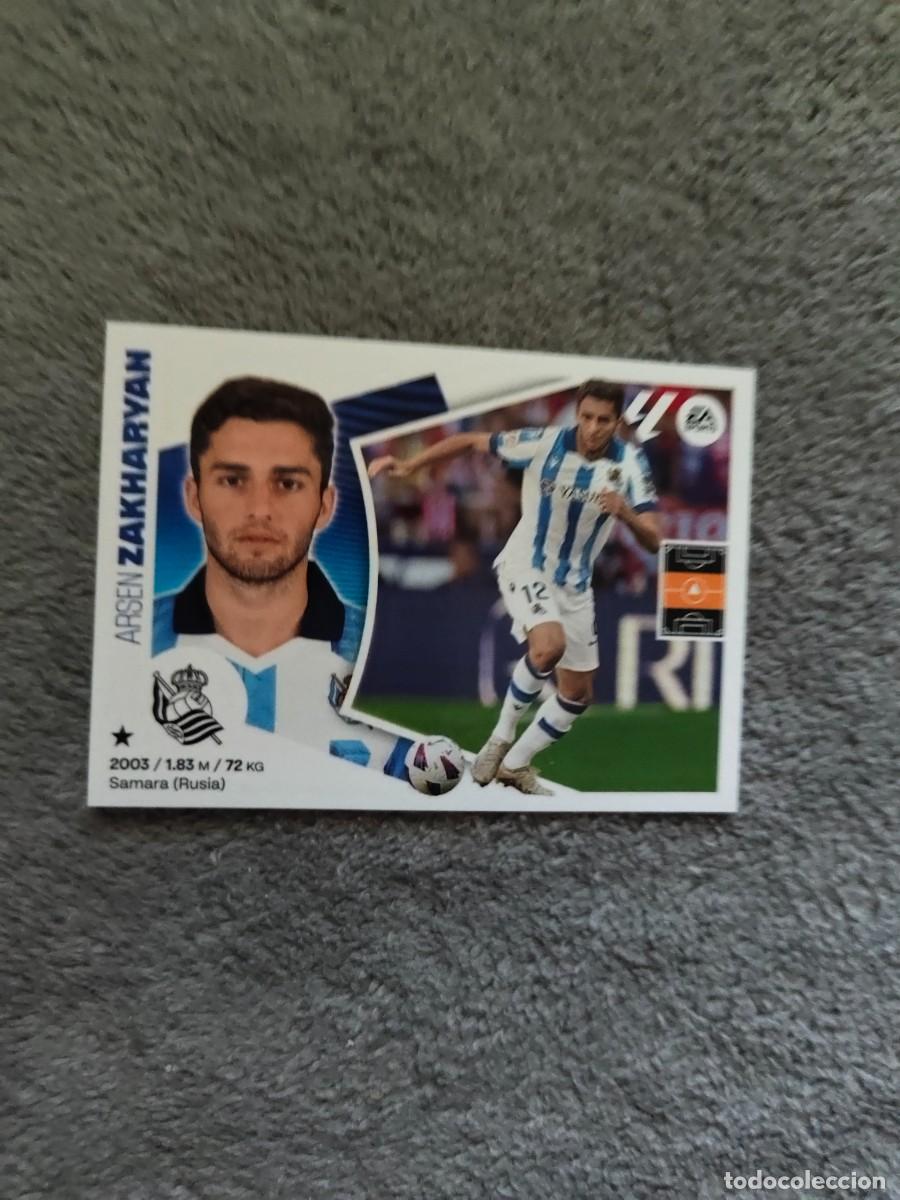 Cromos de f&uacute;tbol: ESTE LA LIGA 24 25 ARSEN ZAKHARYAN (15) REAL SOCIEDAD LALIGA PANINI 2024 2025