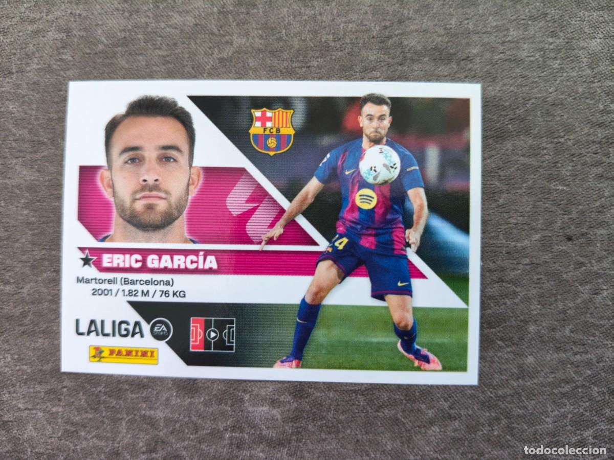Cromos de f&uacute;tbol: Cromo 11 ERIC GARC&Iacute;A FC BARCELONA. Colecci&oacute;n LALIGA F&uacute;tbol 2026-2027 PANINI Nuevo